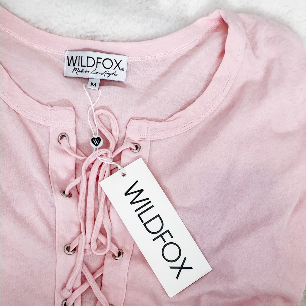 NWT Wildfox Pink Top